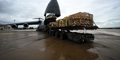 Airmen from the 433rd Airlift Wing and Wright-Patterson Air Force Base offloaded hazardous narcotics from a 433rd AW C-5M Super Galaxy during a joint interagency mission, Operation Burnout, on May 20, 2026, at Wright-Patterson AFB, Ohio.