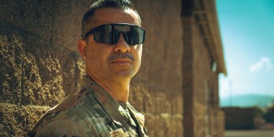 Tech Sgt. Francisco Lopez, U.S. Air National Guardsman from the 162nd Wing poses for a portrait photo, July 9, 2026, at Morris Air National Guard Base, Ariz.