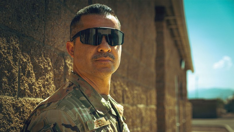 Tech Sgt. Francisco Lopez, U.S. Air National Guardsman from the 162nd Wing poses for a portrait photo, July 9, 2026, at Morris Air National Guard Base, Ariz.