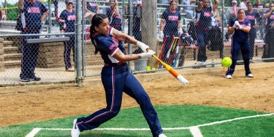 rmy Sgt. Gabriella Nowack, a paralegal specialist with U.S. Army NATO Brigade, squares up and connects during Border Battle XVI June 18-20. Nowack, a 1st Team All-American, anchored the lineup for the USA Women’s Futures Team, going 5-for-6 in appearances and slugging her way to a historic upset over the USA Women's National Team.