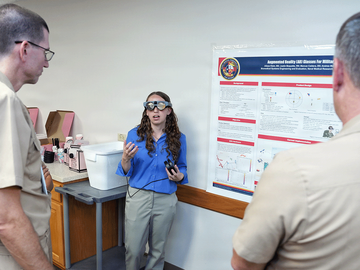 Georgia Tech Student conducts research on Augmented Reality Glasses for Military Medics at NAMRU San&nbsp;Antonio