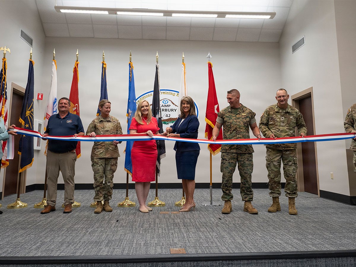 U.S. Navy and Indiana National Guard unveil nation’s first sled track capability to accelerate defense&nbsp;innovation