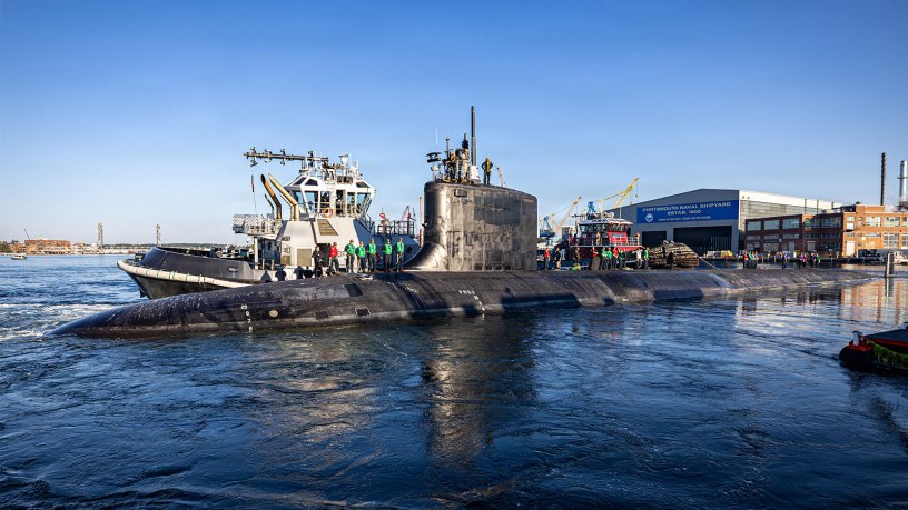 The Virginia-class attack submarine USS North Dakota (SSN 784) has been delivered back to the fleet battle ready, completing a historic first-ever Virginia-class Block III availability at Portsmouth Naval Shipyard, Kittery, Maine Aug. 20, 2026.