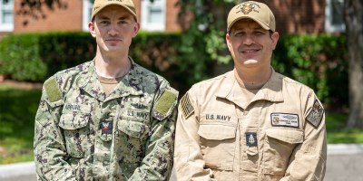 lectronics Technician (Nuclear) 2nd Class Richard J. Abbuhl, left, and Senior Chief Machinist's Mate (Nuclear) Jonathan D. Ashton, both assigned to the Virginia-class fast-attack submarine PCU Oklahoma (SSN 802), pose for a photo following an awards presentation at Commander, Submarine Force Atlantic, Aug. 26, 2026.