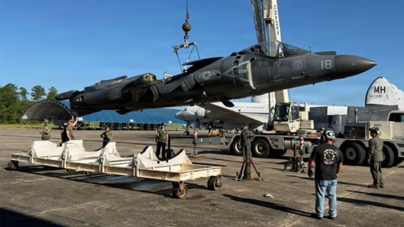 BuNo 166288 was demilitarized and made safe for static display at the National Naval Aviation Museum in Pensacola. BuNo 166288 was delivered by Boeing in September 2003 and logged over 5,800 flight hours over the years, deploying on multiple L-Class ships and land-based sites in support of combat operations.