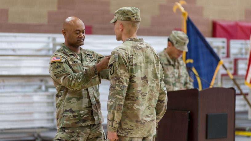 The 2nd Battalion, 222nd Field Artillery, commanded by Lt. Col. Weslie Porter, hosted an awards ceremony at 11 a.m. on Saturday, Sept. 12, 2026, at the St. George Armory to recognize the heroism of Soldiers whose actions reflected courage, compassion and commitment to others in response to a serious highway crash on Interstate 15.