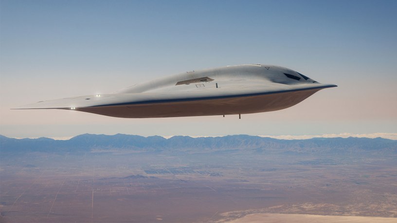 A second B-21 Raider, the nation’s sixth-generation stealth bomber, joins flight testing at Edwards Air Force Base, Calif., Sept. 11, 2025. The program is a cornerstone of the Department of the Air Force’s nuclear modernization strategy, designed to deliver both conventional and nuclear payloads. (Courtesy photo)