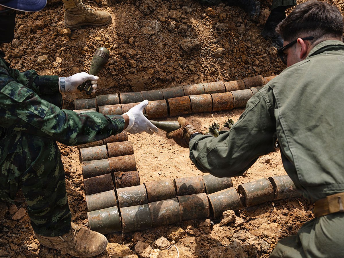 3rd EOD Company and TMAC cooperate to destroy explosive remnants of&nbsp;war