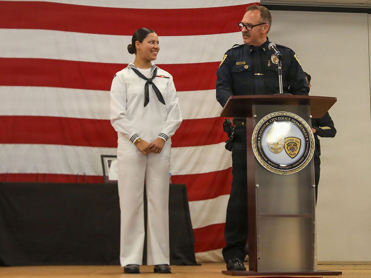 Sailor Receives First Citizen Meritorious Service&nbsp;Medal