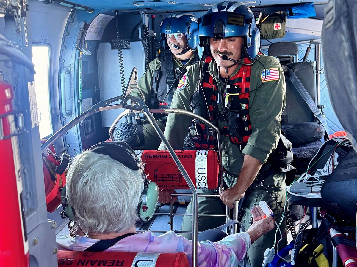 Coast Guard medevacs sportfishing boat passenger 90 miles west of San&nbsp;Diego